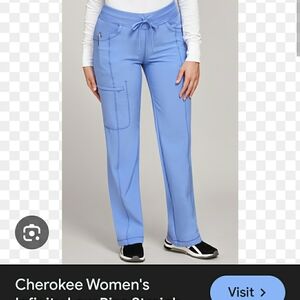 Cherokee Women's Sky Blue Straight Leg Pants